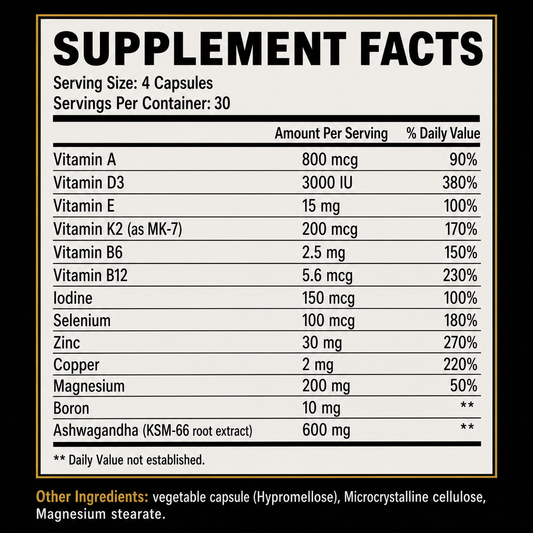 Test Fundamentals™ — Thyroid-First Testosterone Support